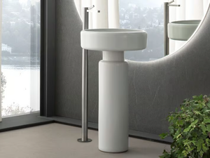 VIGNO - Freestanding ceramic washbasin _ Gruppo Geromin